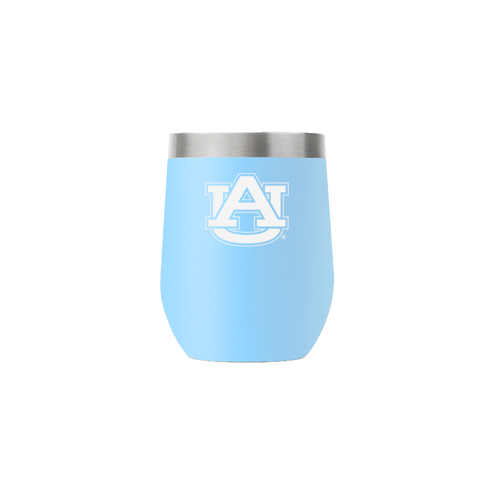 Auburn 12oz Stemless Light Blue Tumbler