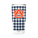 Auburn 16oz 2-Pack Glass Tumblers Gingham