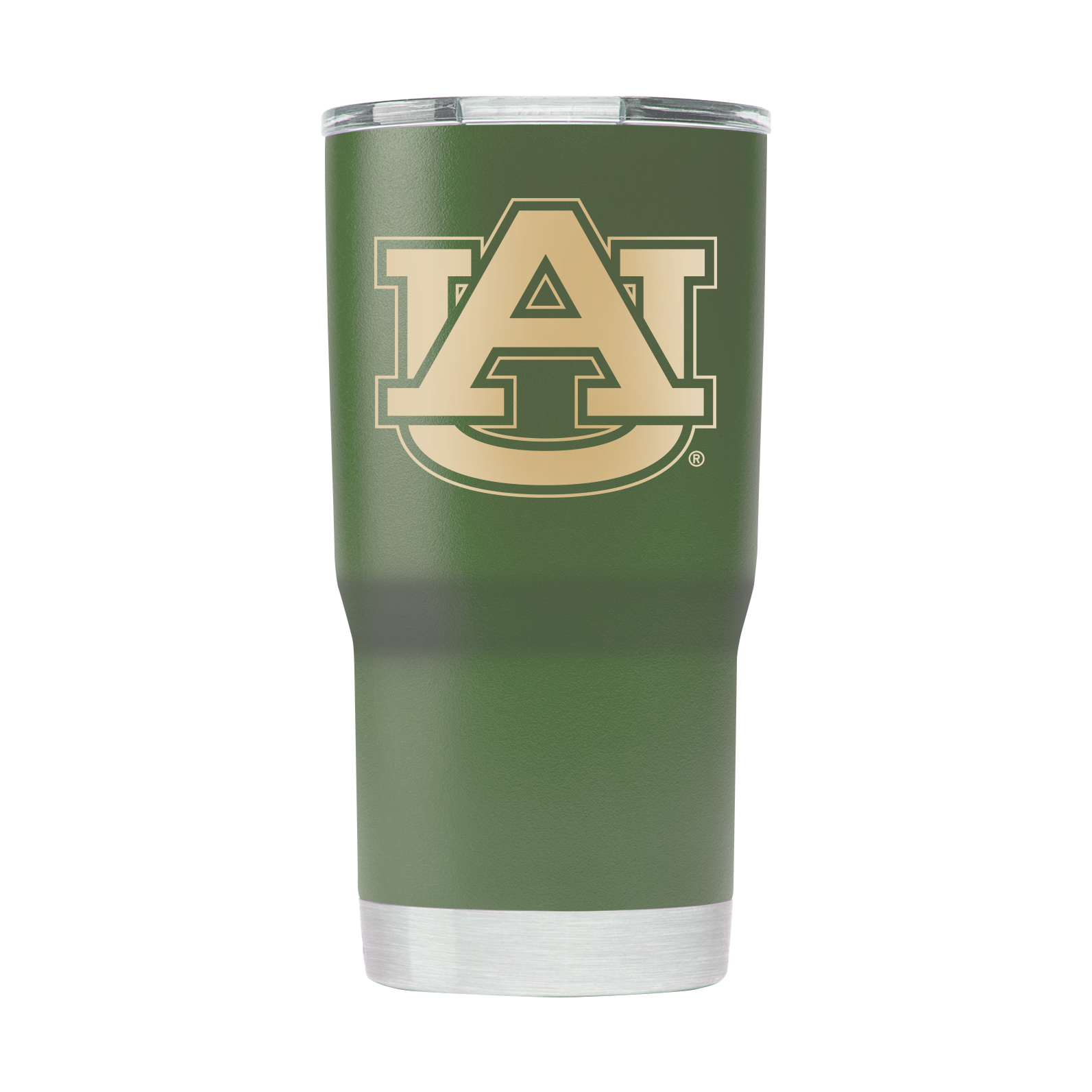 Auburn 20oz Olive Green Tumbler - American Flag Design