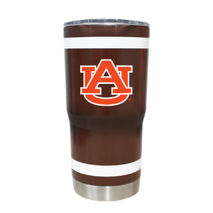 Auburn 20oz Football Textured Tumbler