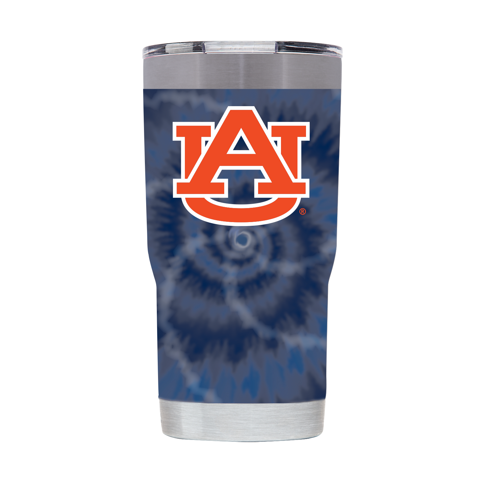 Auburn 20oz Navy Tie-Dye Tumbler