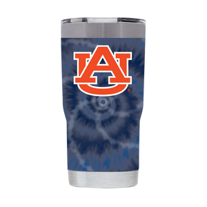 Auburn 20oz Navy Tie-Dye Tumbler