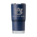 Auburn 20oz Laser Etched Tumbler Personalized "Class Of"