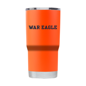 Auburn 20oz College Vault Orange Tumbler