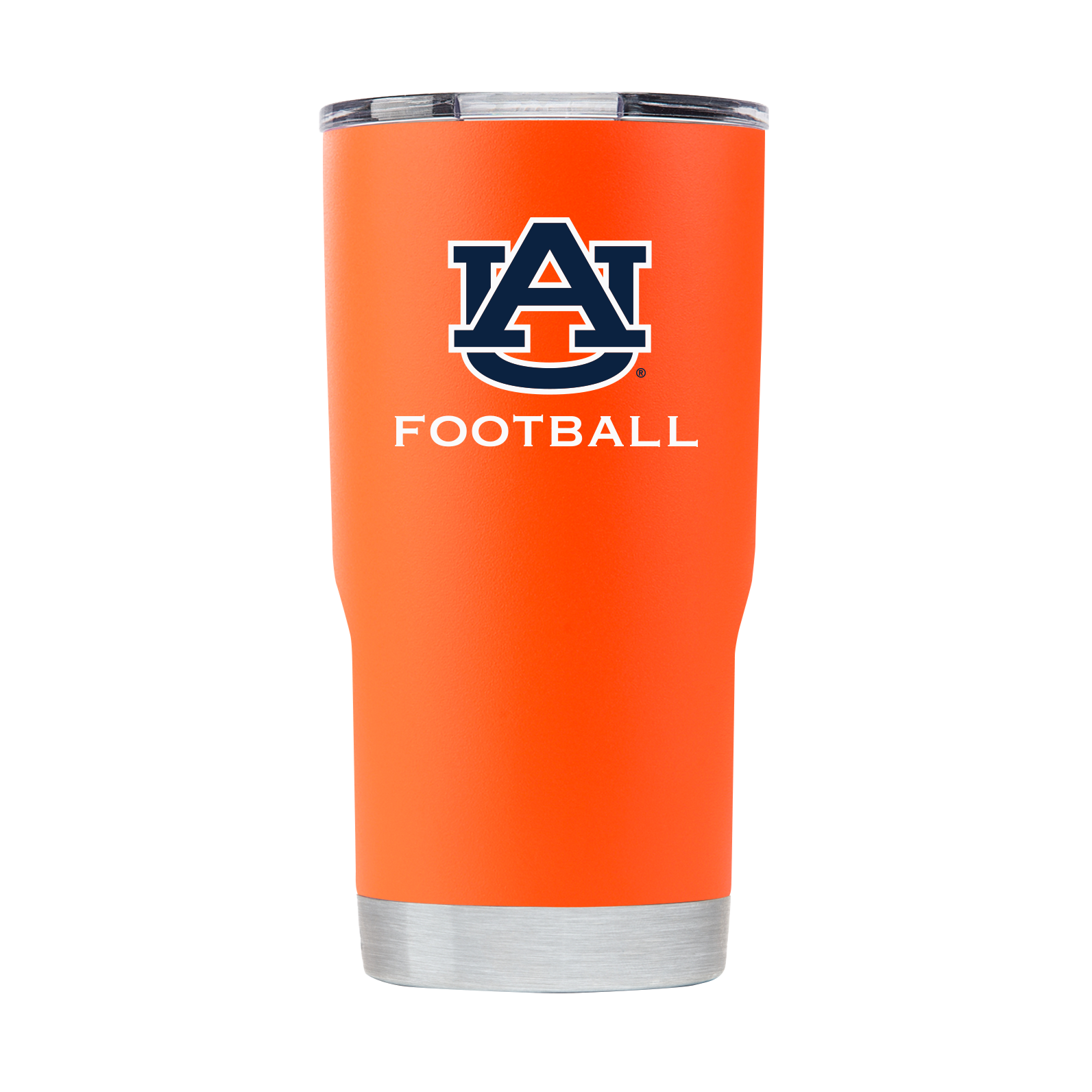 Auburn 20oz Orange Football Tumbler