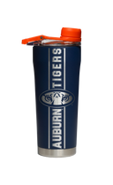 Auburn Laser Etched Navy Stainless Steel Shaker Bottle
