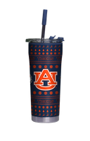 Auburn Christmas Sweater Straw Tumbler
