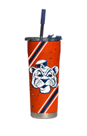 Auburn Straw Tumbler College Vault Splatter