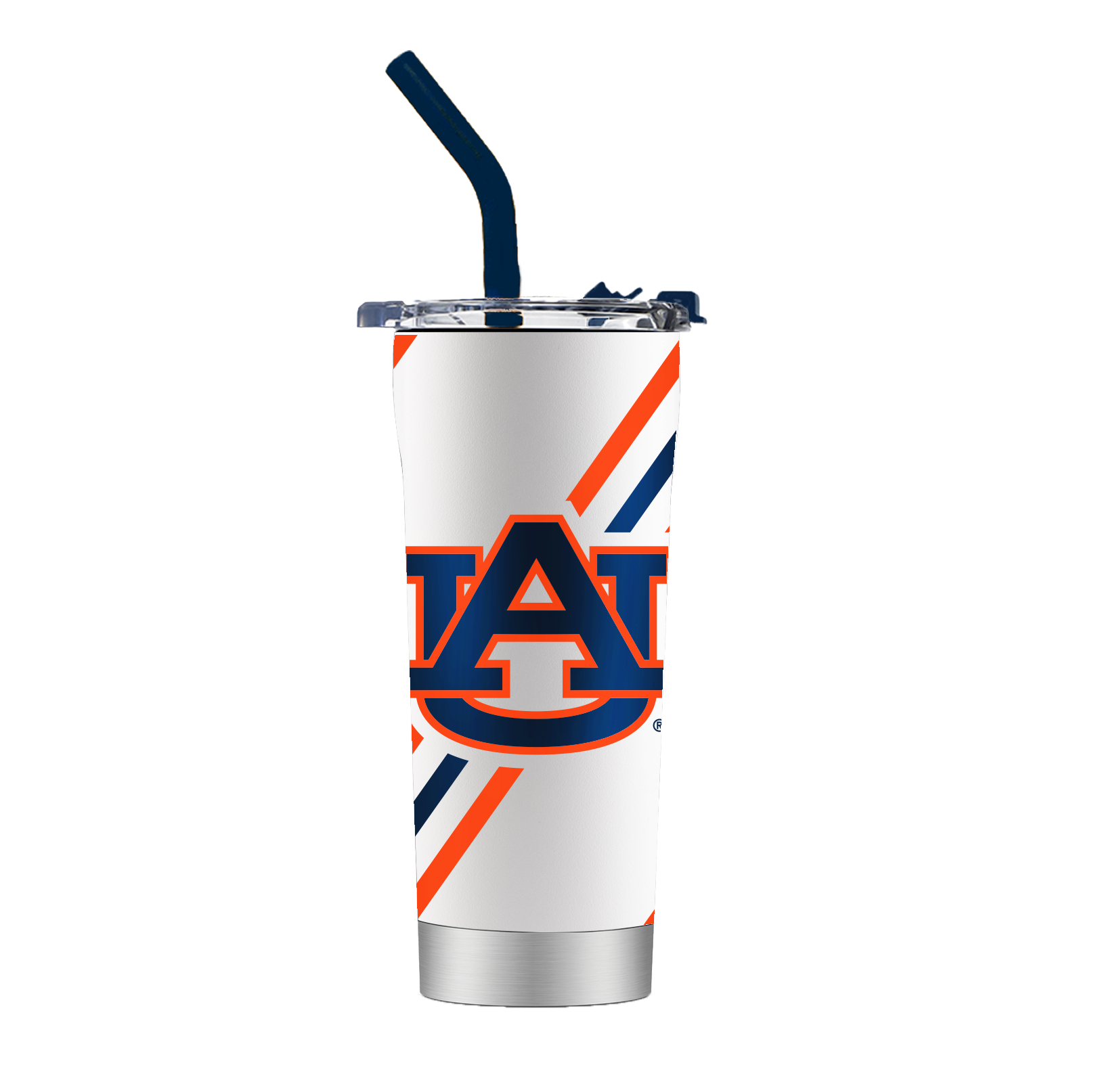 Auburn White Straw Tumbler