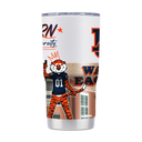 Auburn 20oz Campus Icons Tumbler