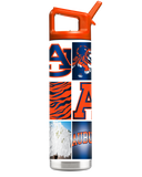 Auburn 22oz College Vault Bottle by gametimesidekicks, white plastic water bottle with Auburn logo and sports design.