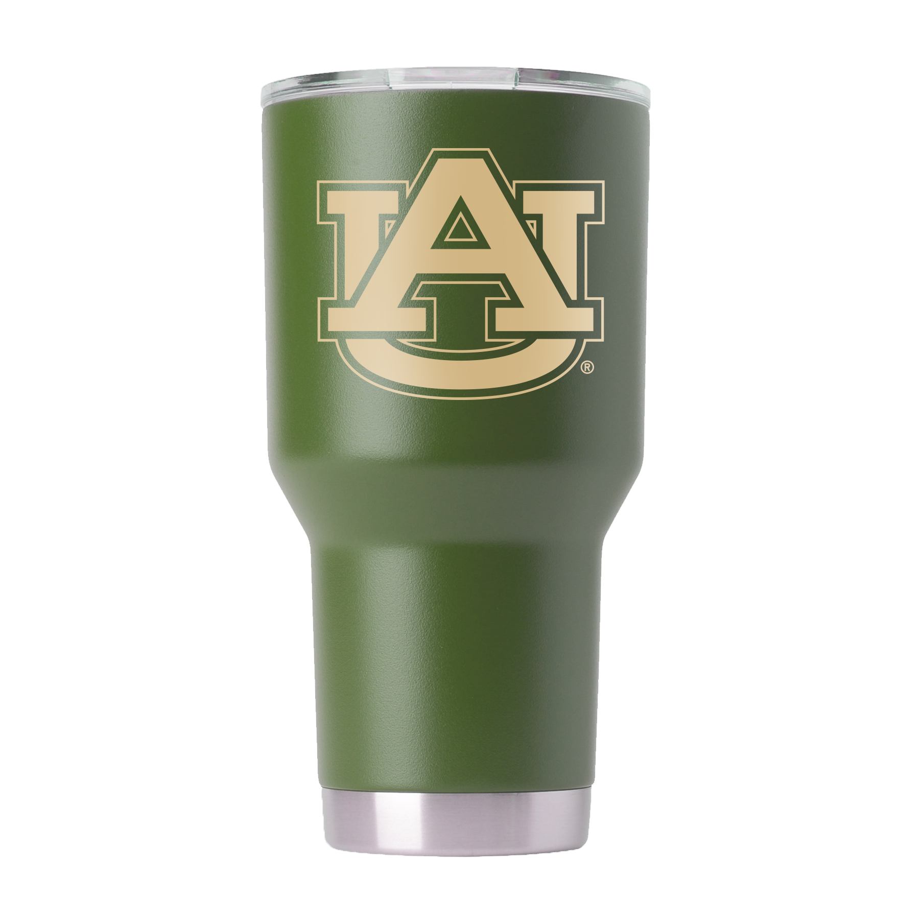 Auburn 30oz Olive Green Tumbler - American Flag Design