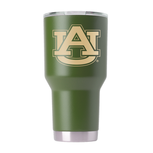 Auburn 30oz Olive Green Tumbler - American Flag Design