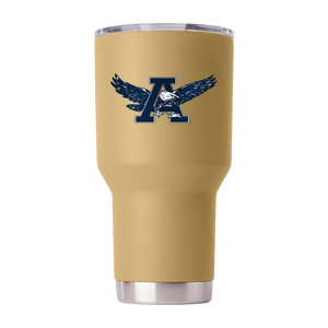 Auburn 30oz College Vault Gold Tumbler