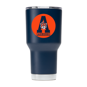 Auburn 30oz College Vault "Circle Aubie" Tumbler