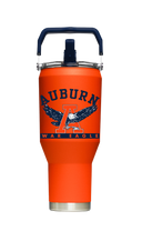 Auburn "College Vault" 40oz Orange Carry Tumbler