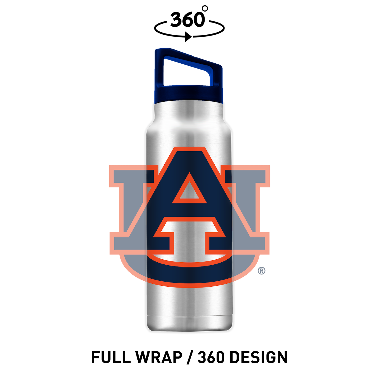 Auburn 40oz Stainless Steel Bottle