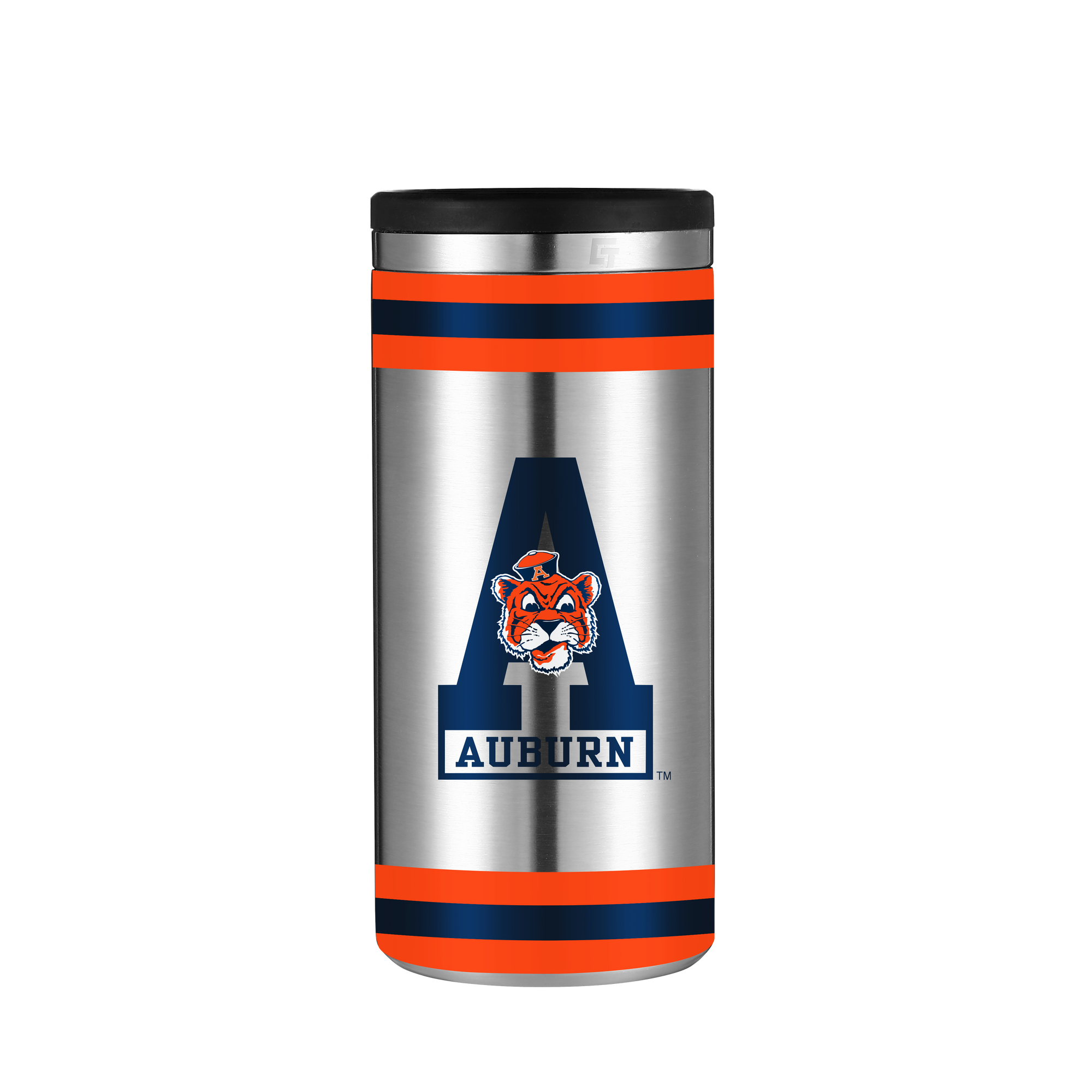 Auburn Vault Collection Stainless Steel Skinny Can Koozie