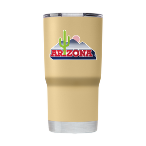 Arizona College Vault 20oz Gold Tumbler