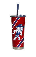 Arizona Straw Tumbler College Vault Splatter