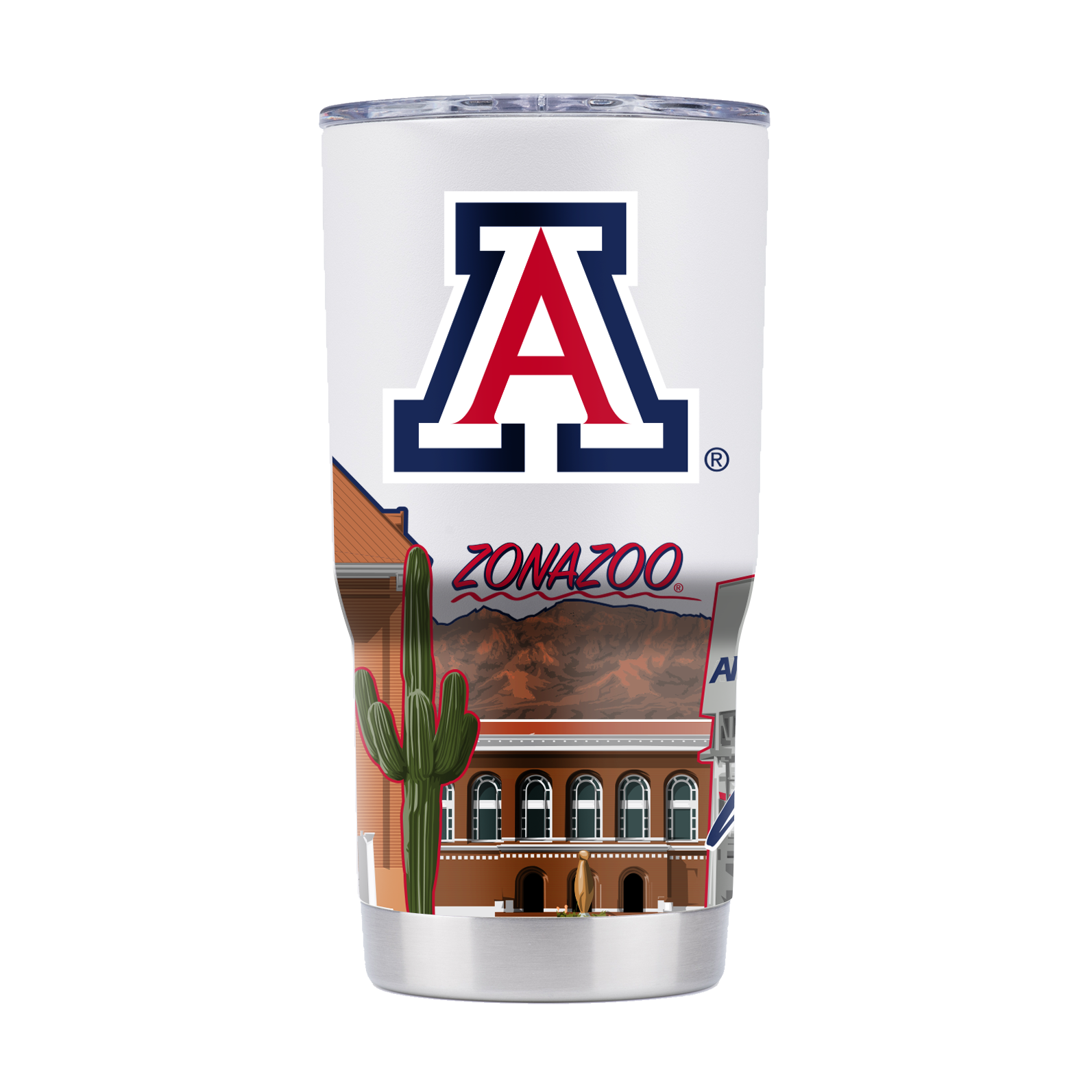 Arizona 20oz Campus Icons Tumbler