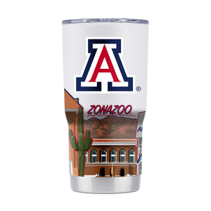 Arizona 20oz Campus Icons Tumbler