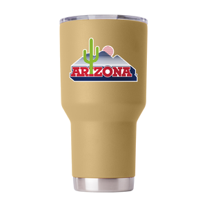 Arizona College Vault 30oz Gold Tumbler