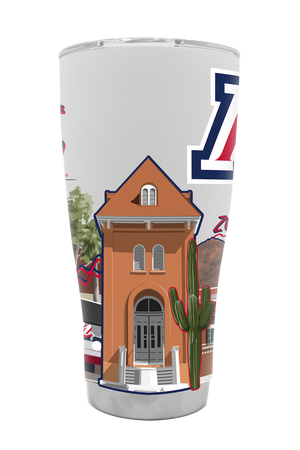 Arizona 30oz Campus Icons Tumbler