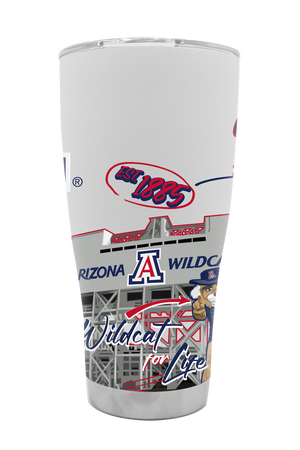 Arizona 30oz Campus Icons Tumbler