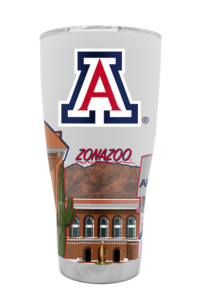 Arizona 30oz Campus Icons Tumbler