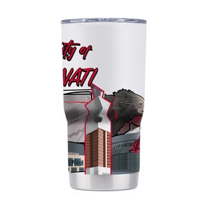 Cincinnati 20oz Campus Icons Tumbler