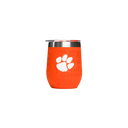 Clemson 12oz Stemless Tumbler Logo Wrap