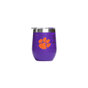 Clemson 12oz Stemless Tumbler Logo Wrap