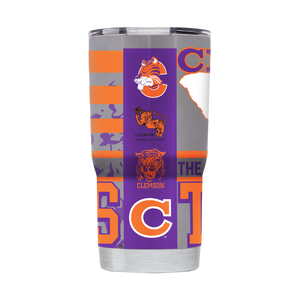 Clemson College Vault 20oz Tumbler