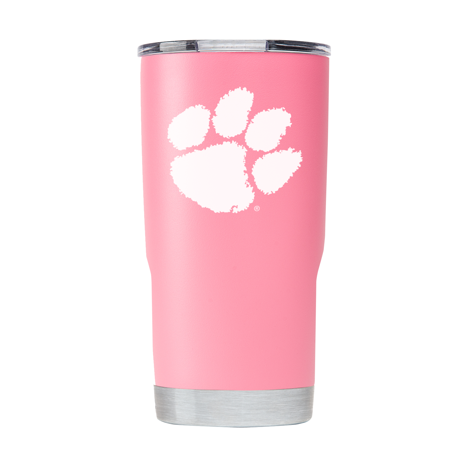 Clemson 20oz Pink Tumbler