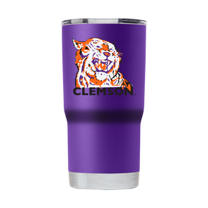 Clemson College Vault 20oz "Clemson Tiger" Tumbler