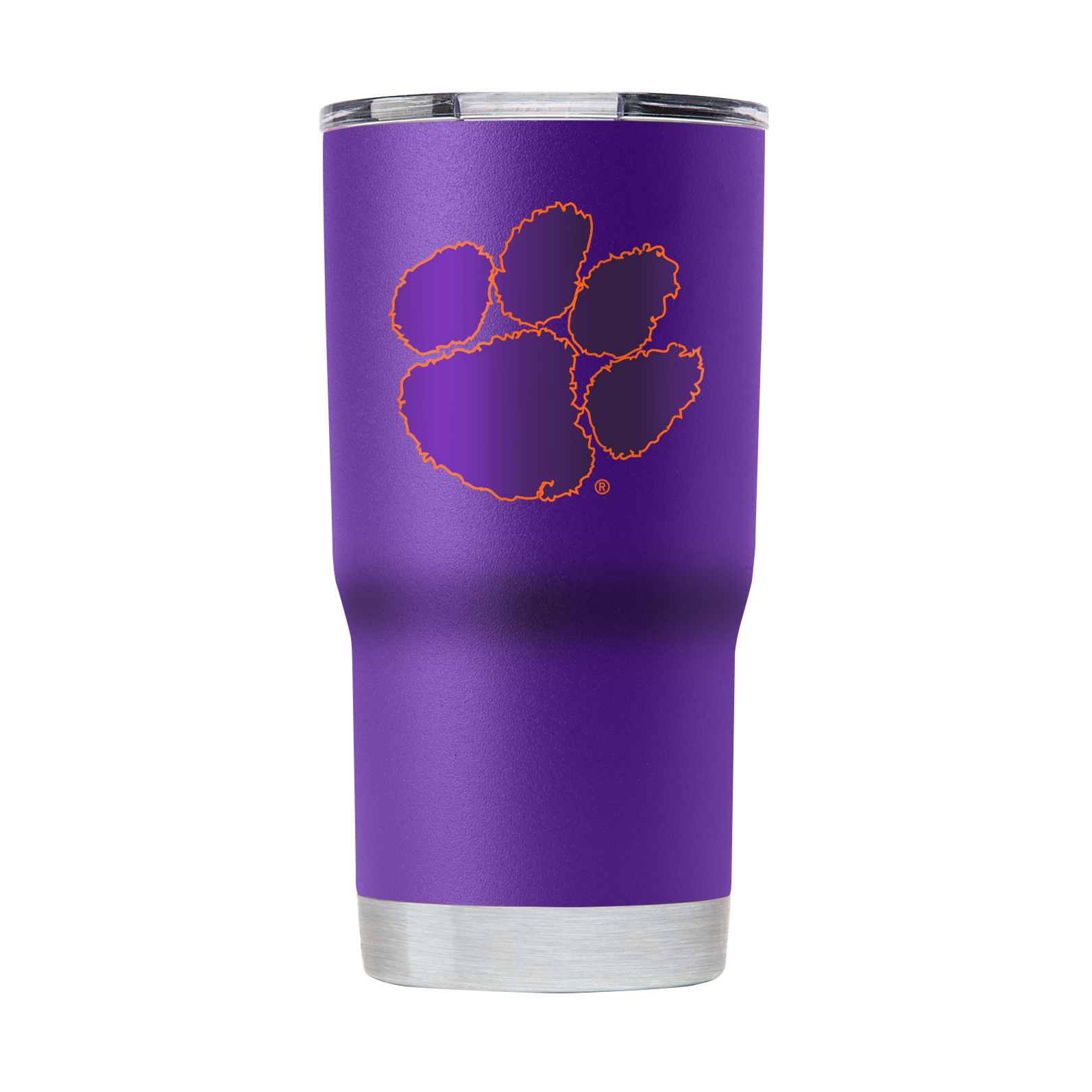 Clemson 20oz Purple Monochromatic Tumbler