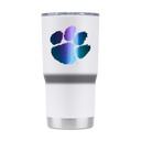 Clemson 20oz White Prism Laser Etched Tumbler
