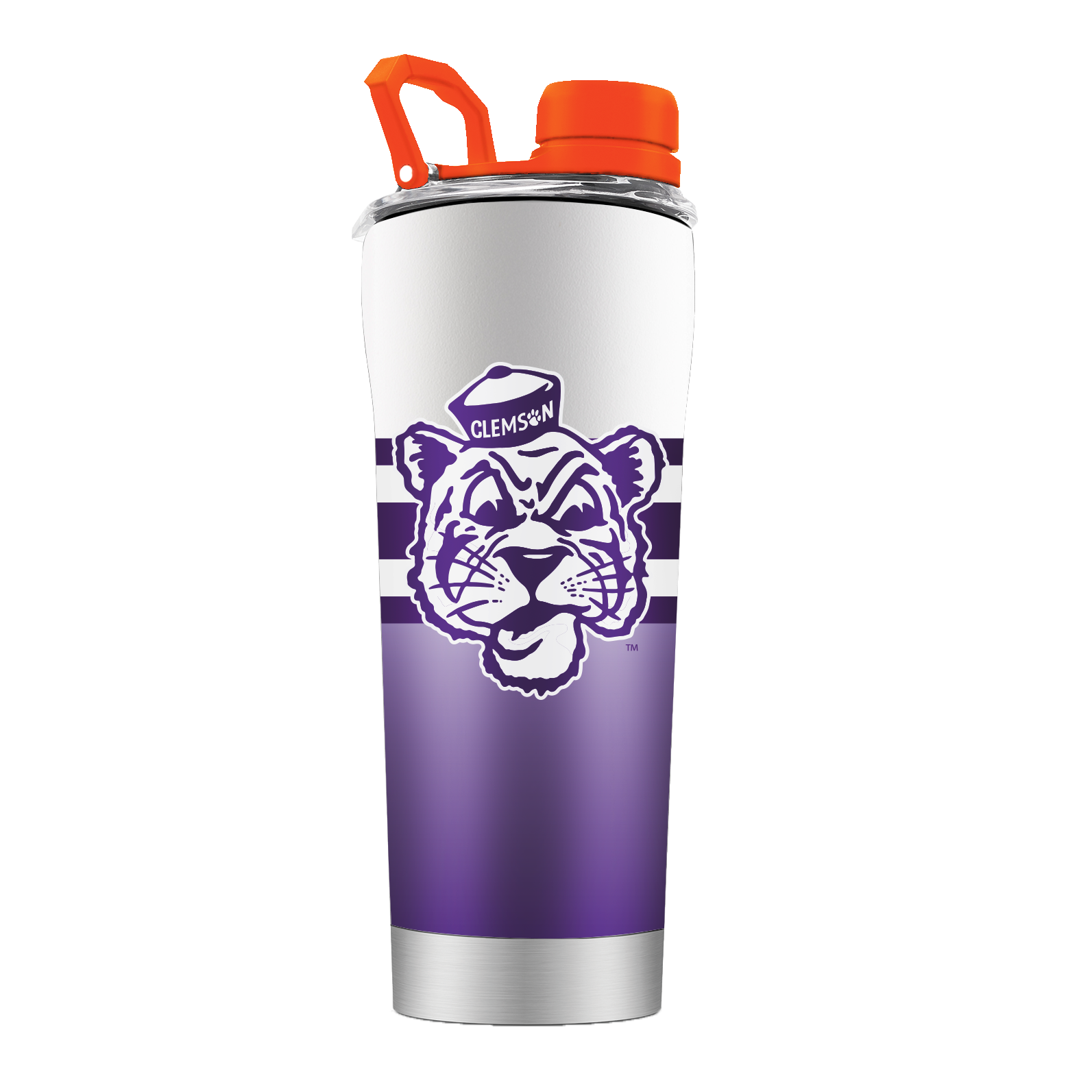 Clemson College Vault Stainless Steel Shaker