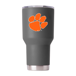 Clemson 30oz Grey Tumbler