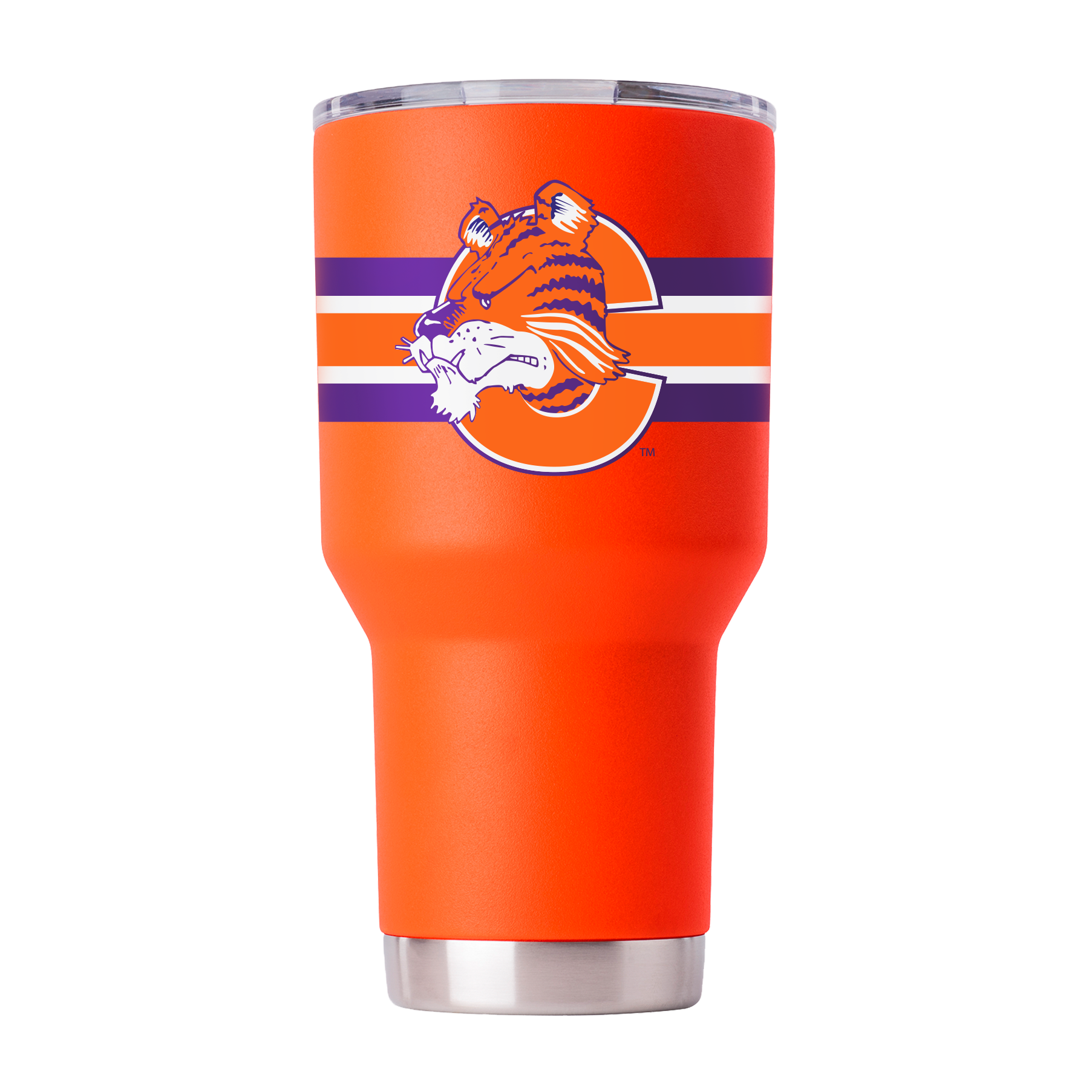 Clemson College Vault 30oz Orange Tumbler