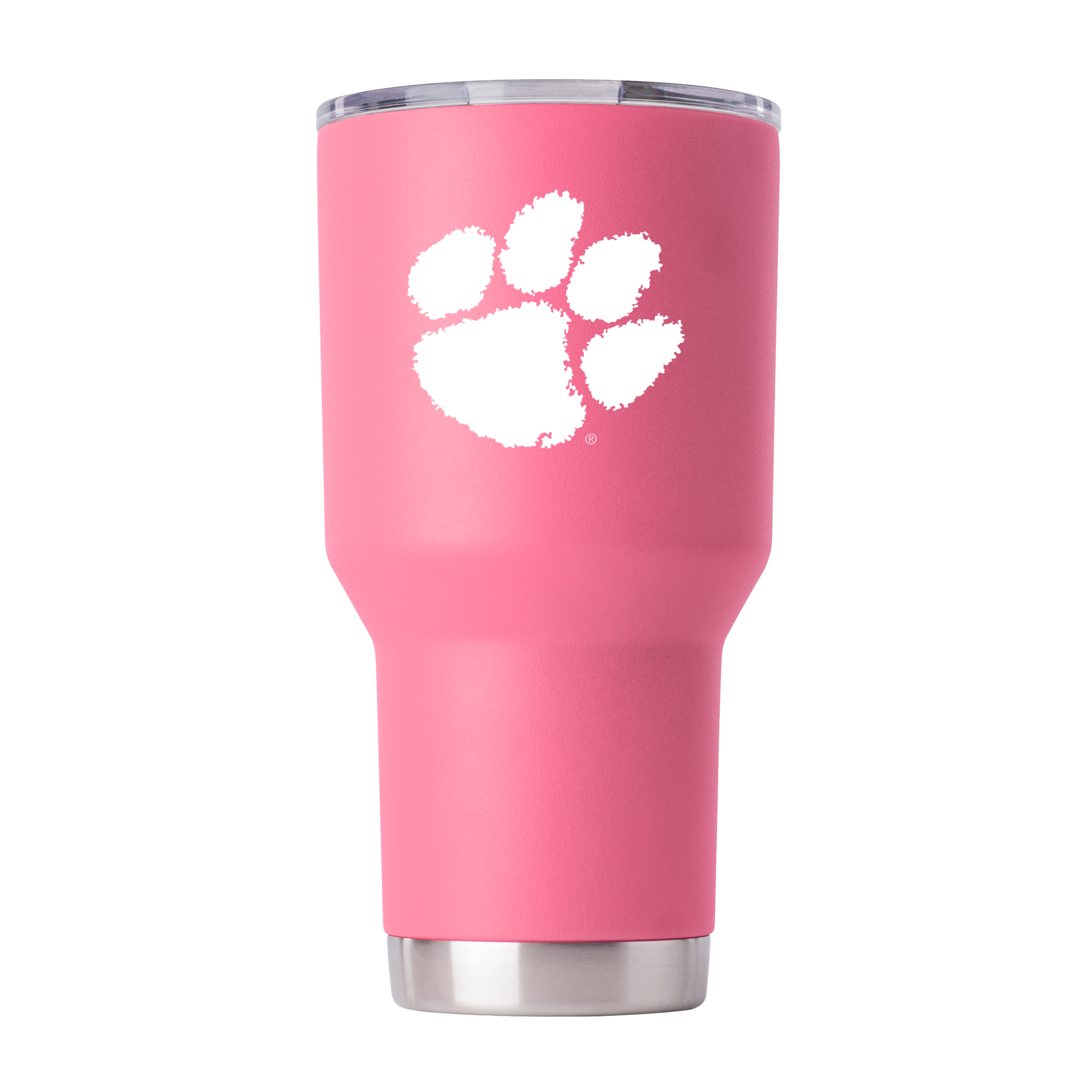 Clemson 30oz Pink Tumbler