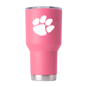 Clemson 30oz Pink Tumbler