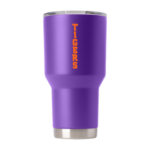 Clemson College Vault 30oz "Circle Tiger" Tumbler