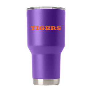 Clemson College Vault 30oz "Clemson Tiger" Tumbler