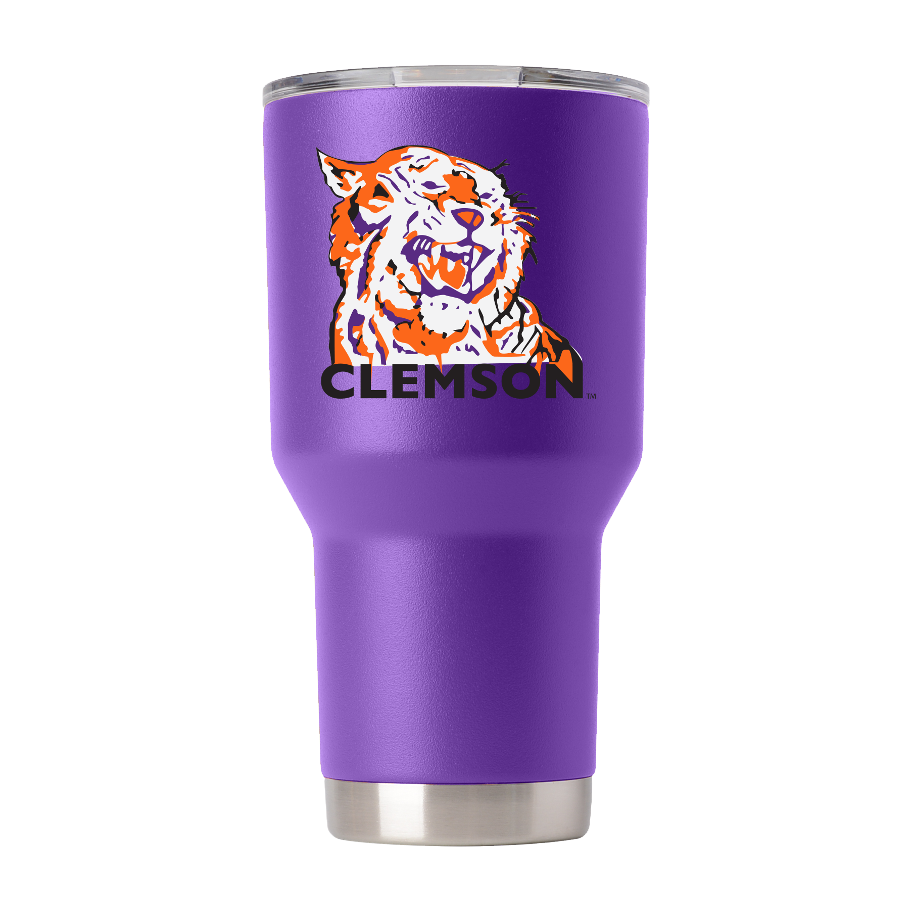 Clemson College Vault 30oz "Clemson Tiger" Tumbler