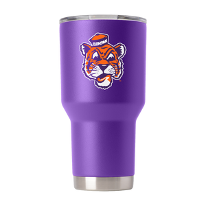 Clemson College Vault 30oz "Tiger" Tumbler