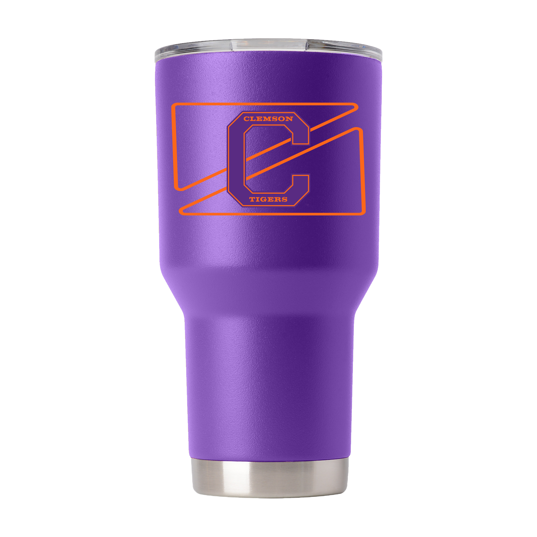 Clemson College Vault 30oz "Block C" Tumbler