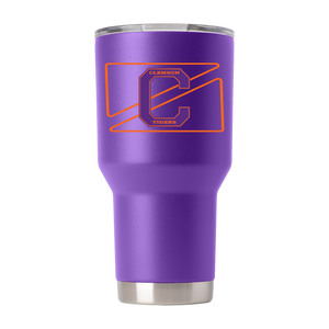 Clemson College Vault 30oz "Block C" Tumbler