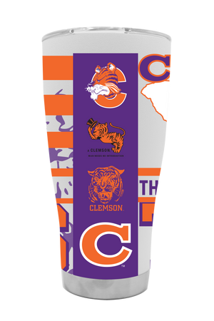 Clemson College Vault 30oz Tumbler